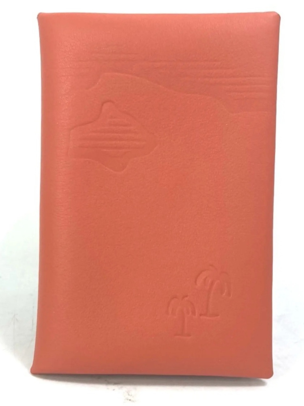 Hermes Coral Leather Card Holder